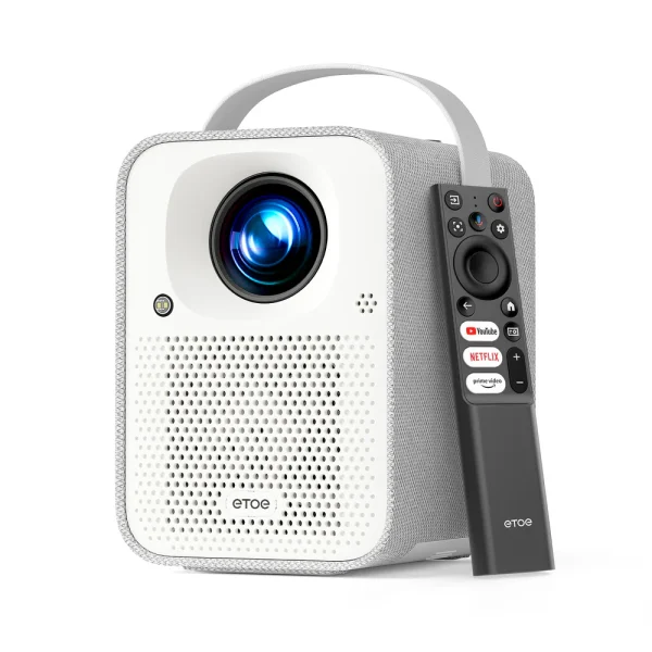 ETOE Seal Google TV Projector – Full HD 1080P, 500 ANSI Lumens, Smart Streaming, Dolby Audio, Wi-Fi & Bluetooth - Image 7