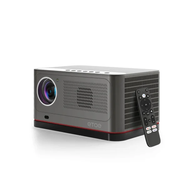 Projecteur TV Etoe Whale Pro - Android, 1080p, 1500 ANSI, Compatible 4K, mise au point auto, 2 haut-parleurs 10W, Wi-Fi dual, + Cadeau - Image 5