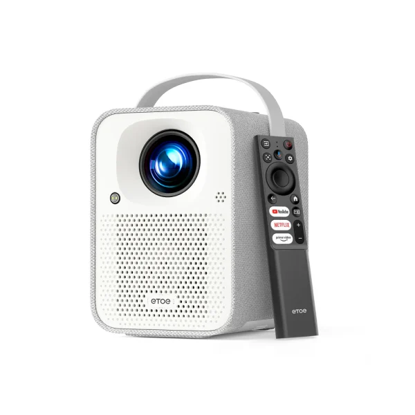 ETOE Seal Google TV Projector – Full HD 1080P, 500 ANSI Lumens, Smart Streaming, Dolby Audio, Wi-Fi & Bluetooth - Image 2