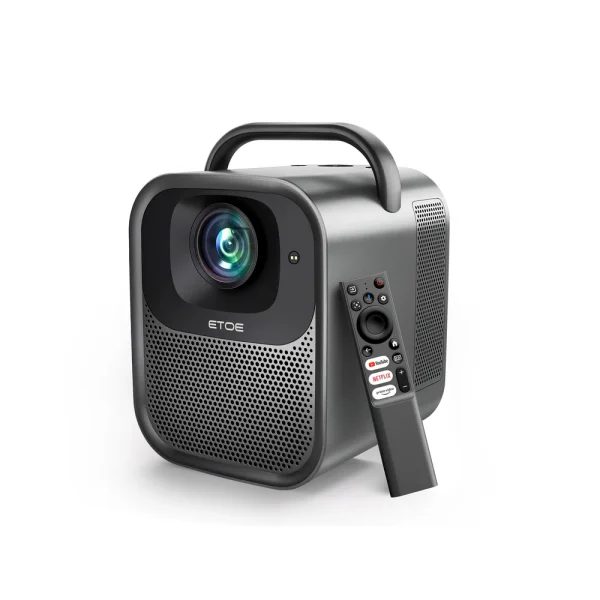 ETOE Seal Pro Smart Projector – Native 1080P, 4K Support, Google TV, 20W Dolby Sound, Autofocus, Wi-Fi & Bluetooth - Image 4